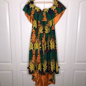 For Her NYC Off The Shoulder Print Dress